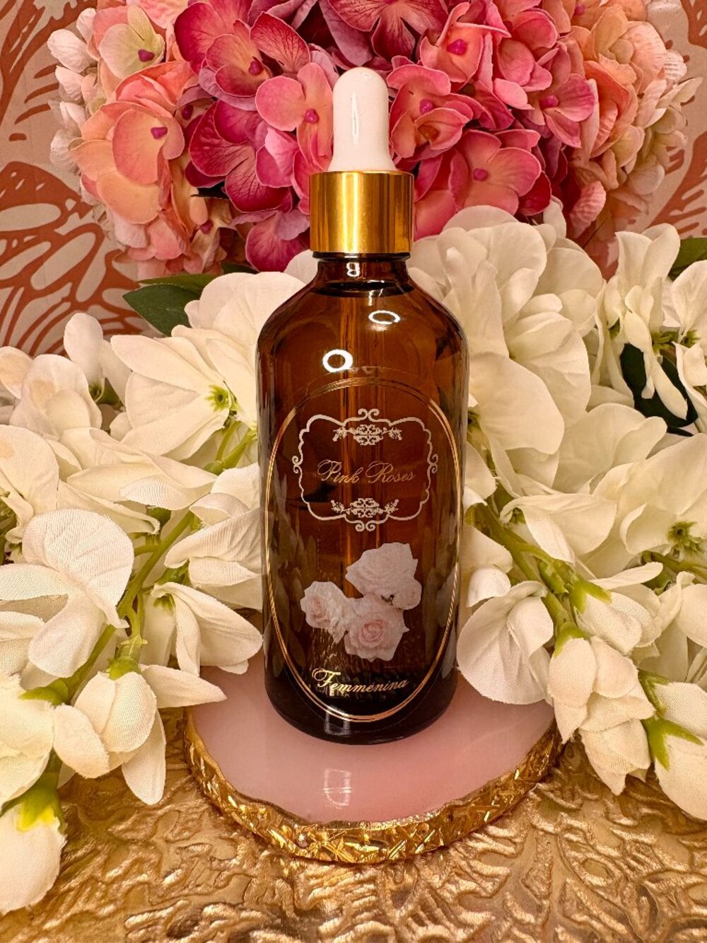 NEW Femmenina Pink Roses Dry Body Oil - 100ml